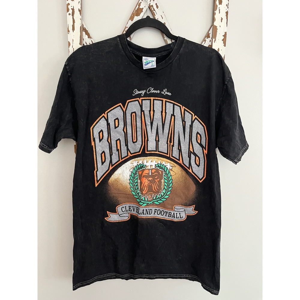 '47 x Stoney Clover Lane Cleveland Browns Glitter Shirt Size Women's Large